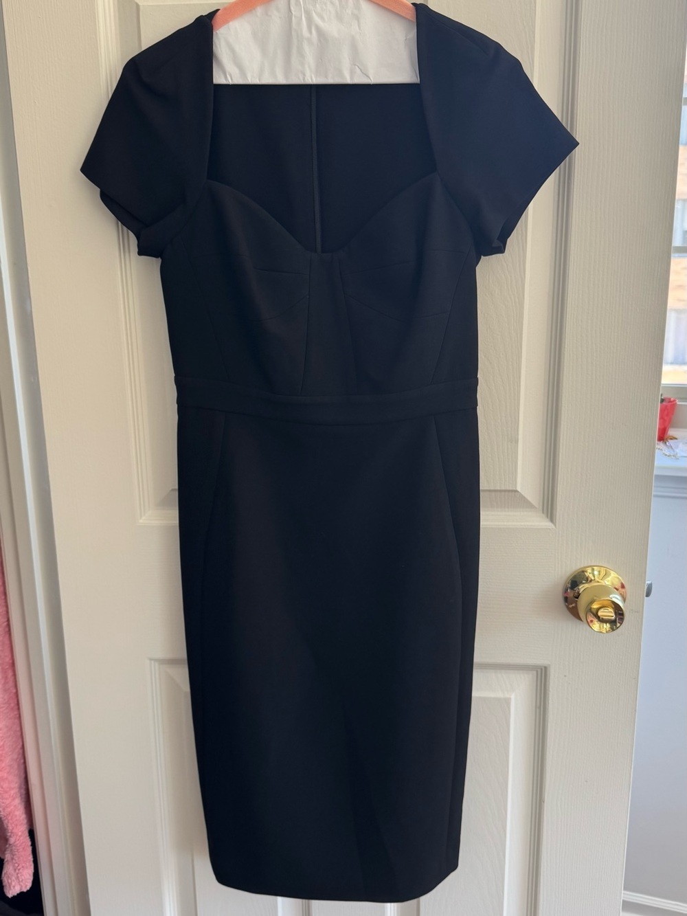 Diane Von Furstenberg Black Midi Dress